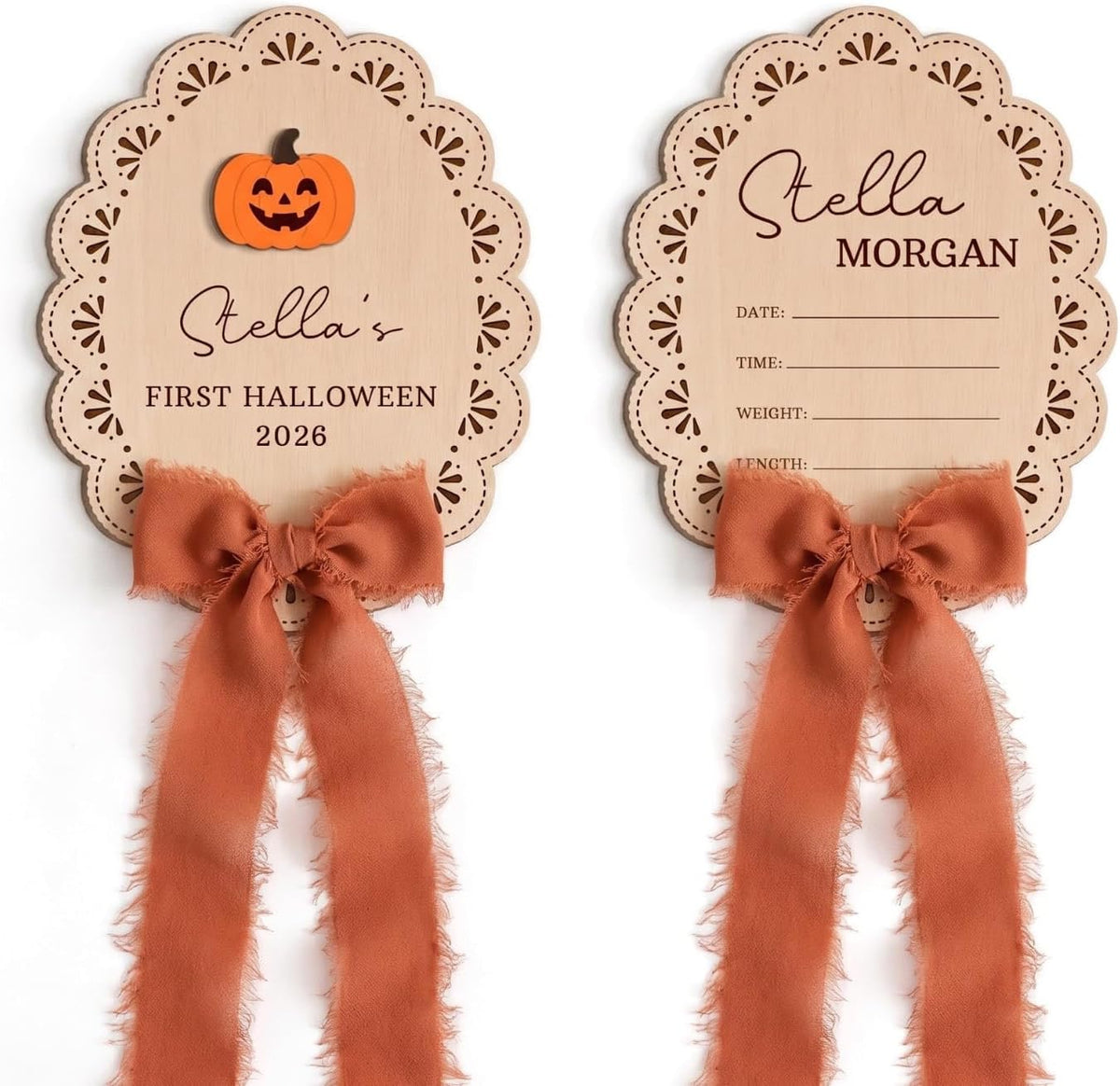 Personalized Wooden Birth Announcement Sign