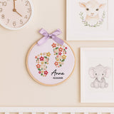 Personalized Embroidered Baby Name Hoop — 16 — image 7