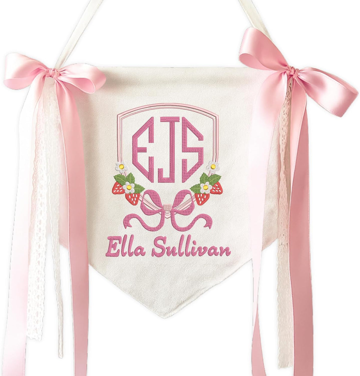 Personalized Embroidered Baby Name Banner — 6