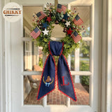 Monogram Personalized Wreath Sash — 10 - USA Dog — image 3