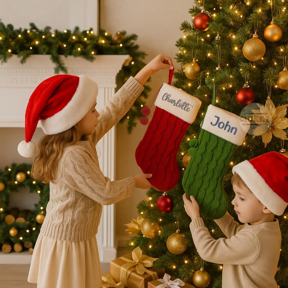 Personalized Embroidered Christmas Stocking — Style 1 — image 6