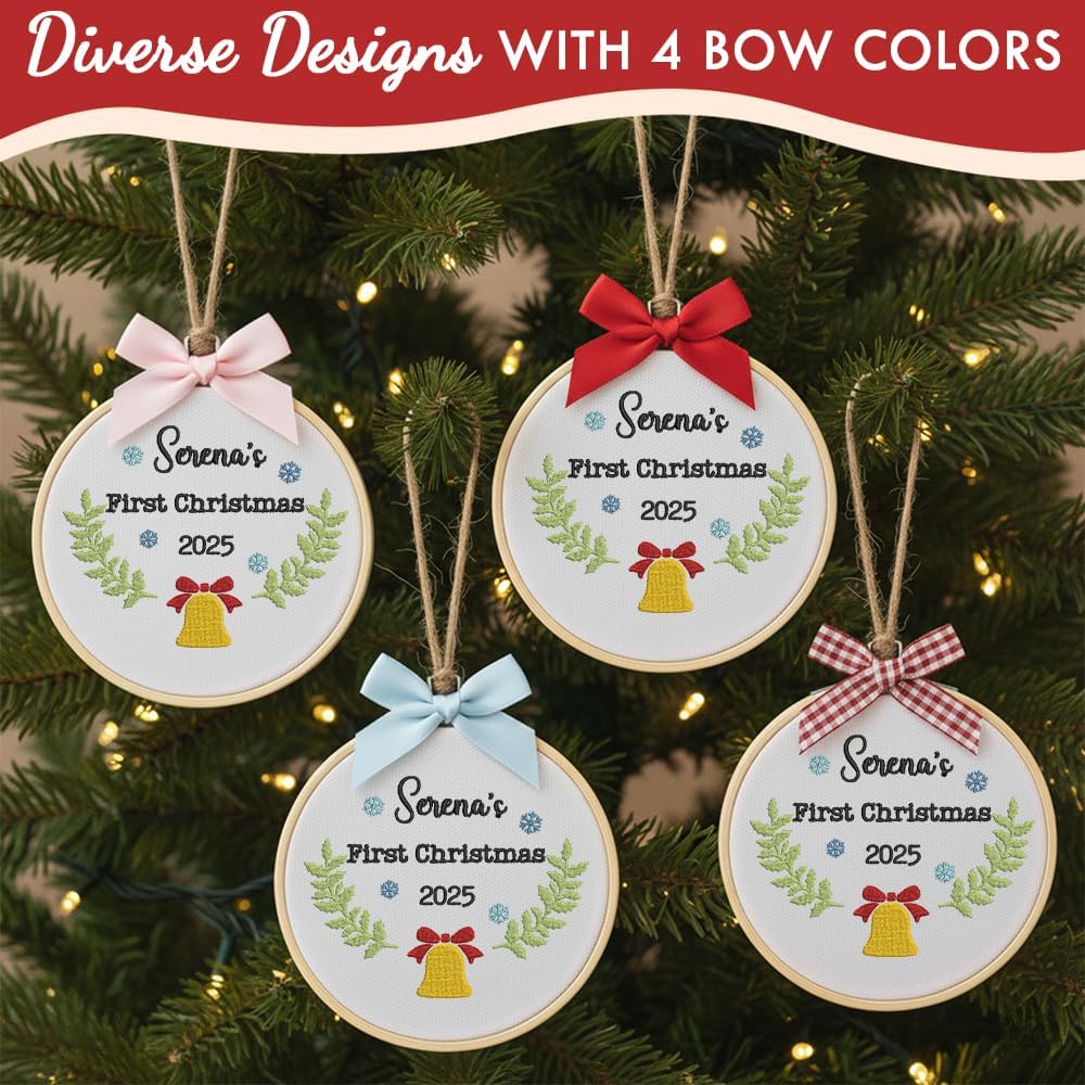 Personalized Baby's First Christmas Ornament — 2 — image 5