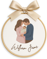 Personalized Embroidered Baby Name Hoop — 11