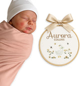Personalized Embroidered Baby Name Hoop — 7