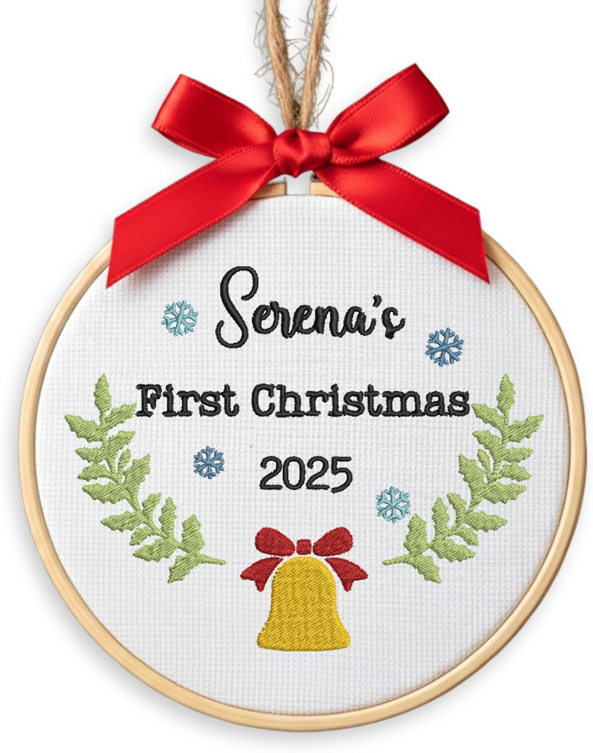 Personalized Baby's First Christmas Ornament — 2