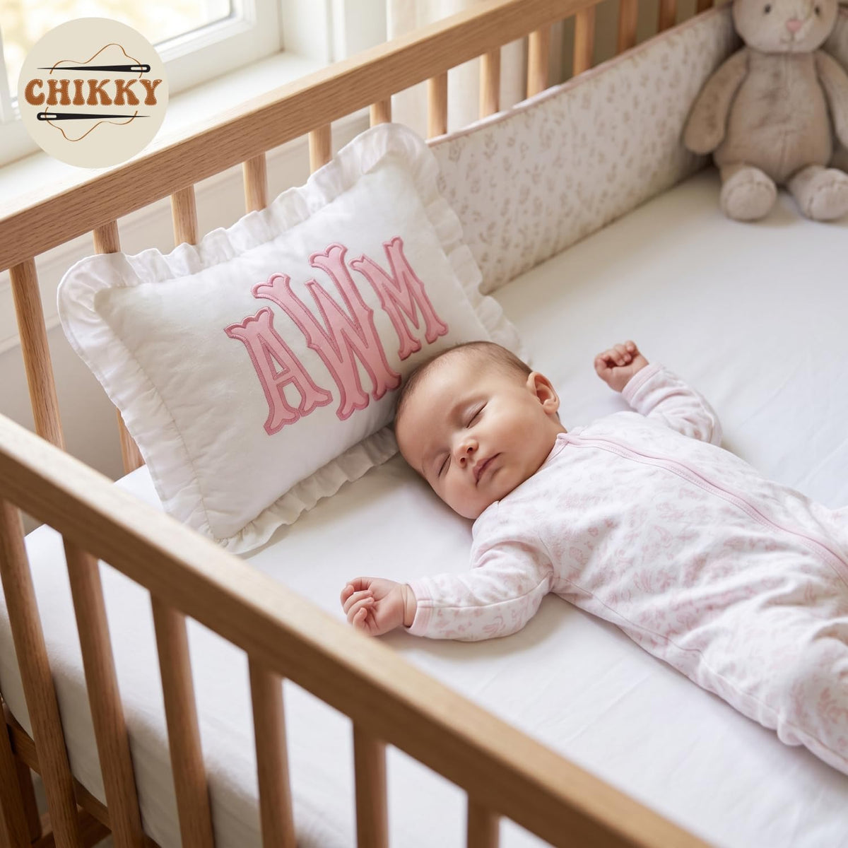 Personalized Embroidered Pillow Cover — image 3