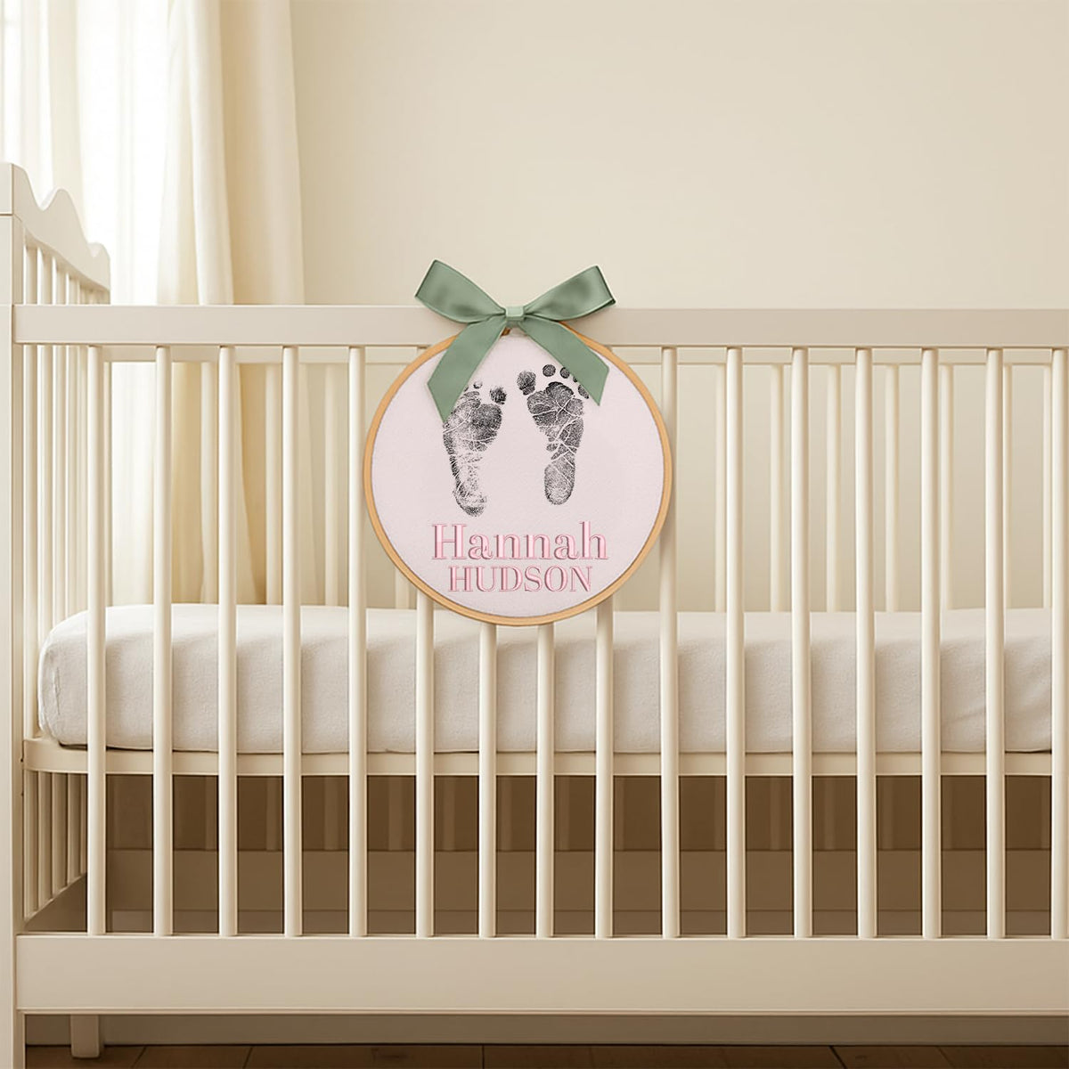 Personalized Embroidered Baby Name Hoop — 8 — image 6