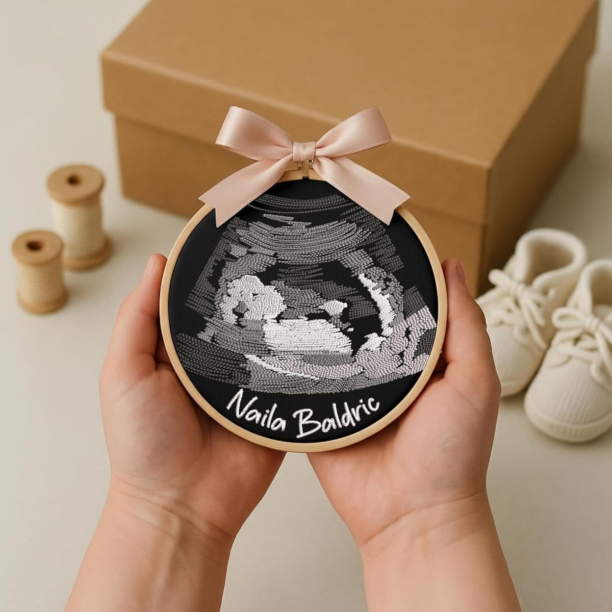 Personalized Baby's First Christmas Ornament — image 3