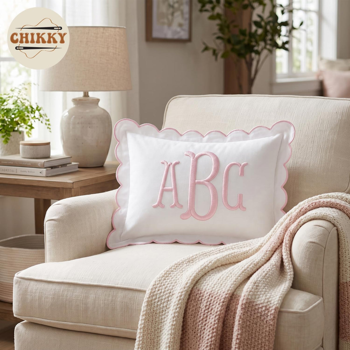 Personalized Embroidered Pillow Cover — 13 — image 5