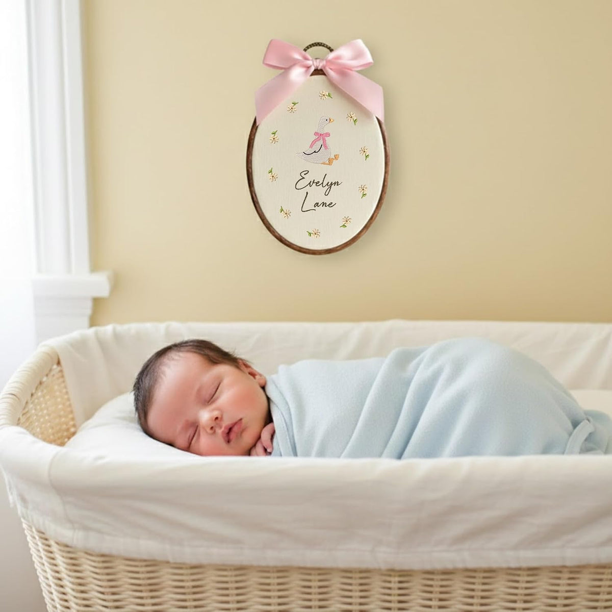 Personalized Embroidered Baby Name Hoop — 11 — image 3