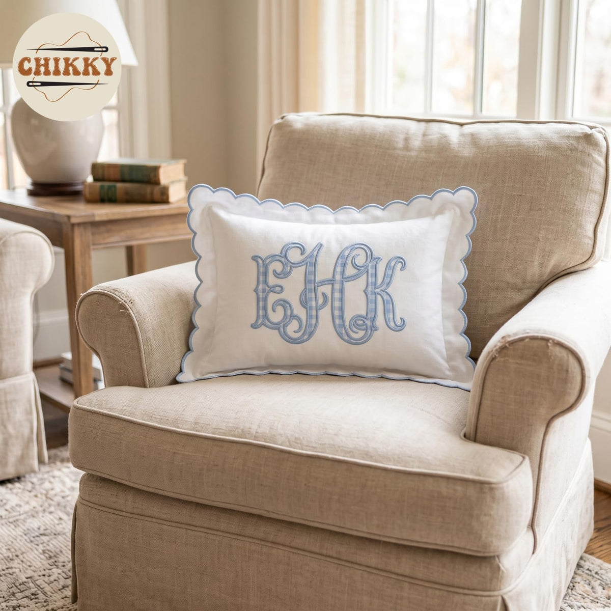 Personalized Embroidered Pillow Cover — image 6