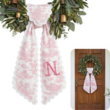 Christmas Personalized Wreath Sash
