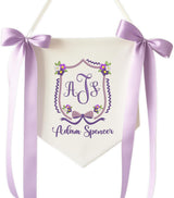 Personalized Embroidered Baby Name Banner — 2