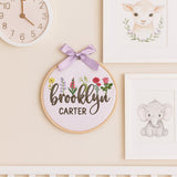 Personalized Embroidered Baby Name Hoop — 12 — image 7