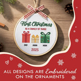 Personalized Baby's First Christmas Ornament — 10 — image 4