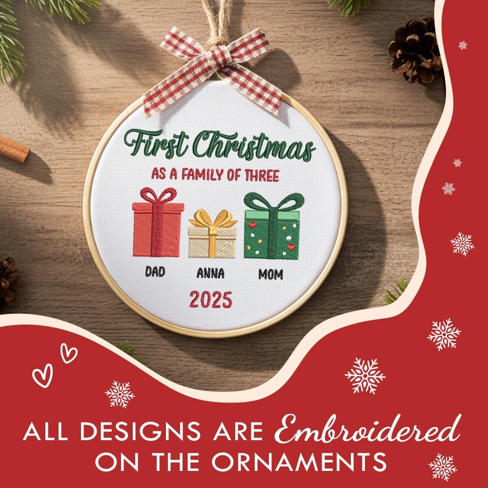 Personalized Baby's First Christmas Ornament — 10 — image 4