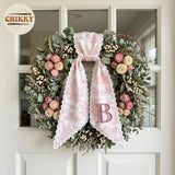 Monogram Personalized Wreath Sash — 3 - Big Initial — image 2