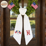 Patriotic Personalized Wreath Sash — 7-250th 4th of July — image 2