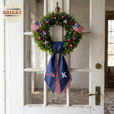 Monogram Personalized Wreath Sash — 5-250 4th of July — image 4