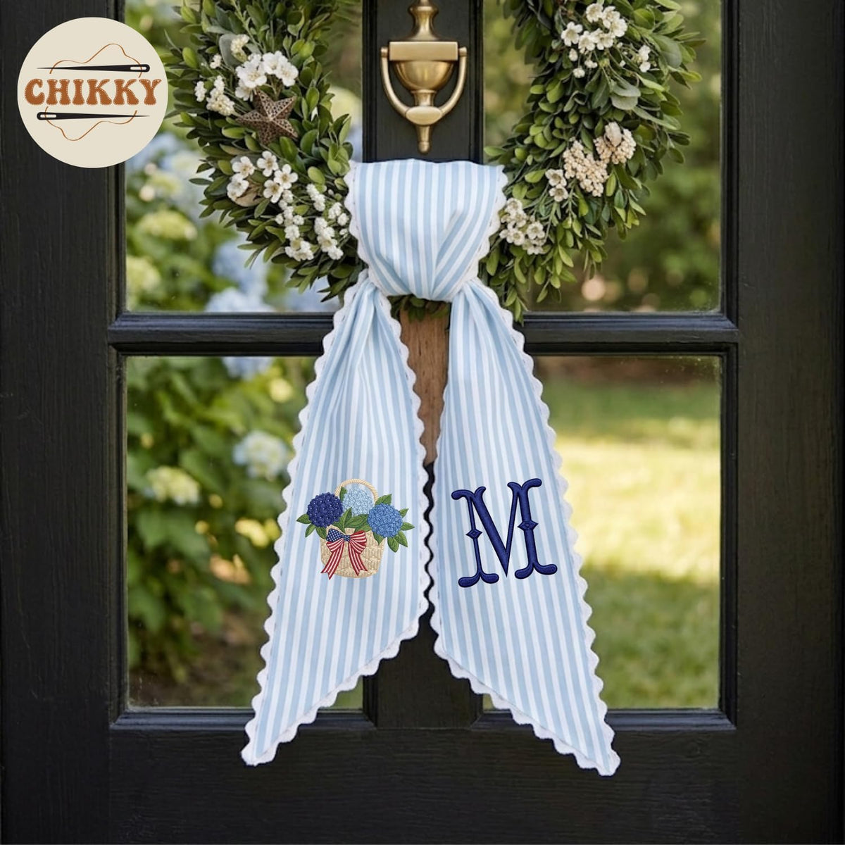 Patriotic Personalized Wreath Sash — image 4