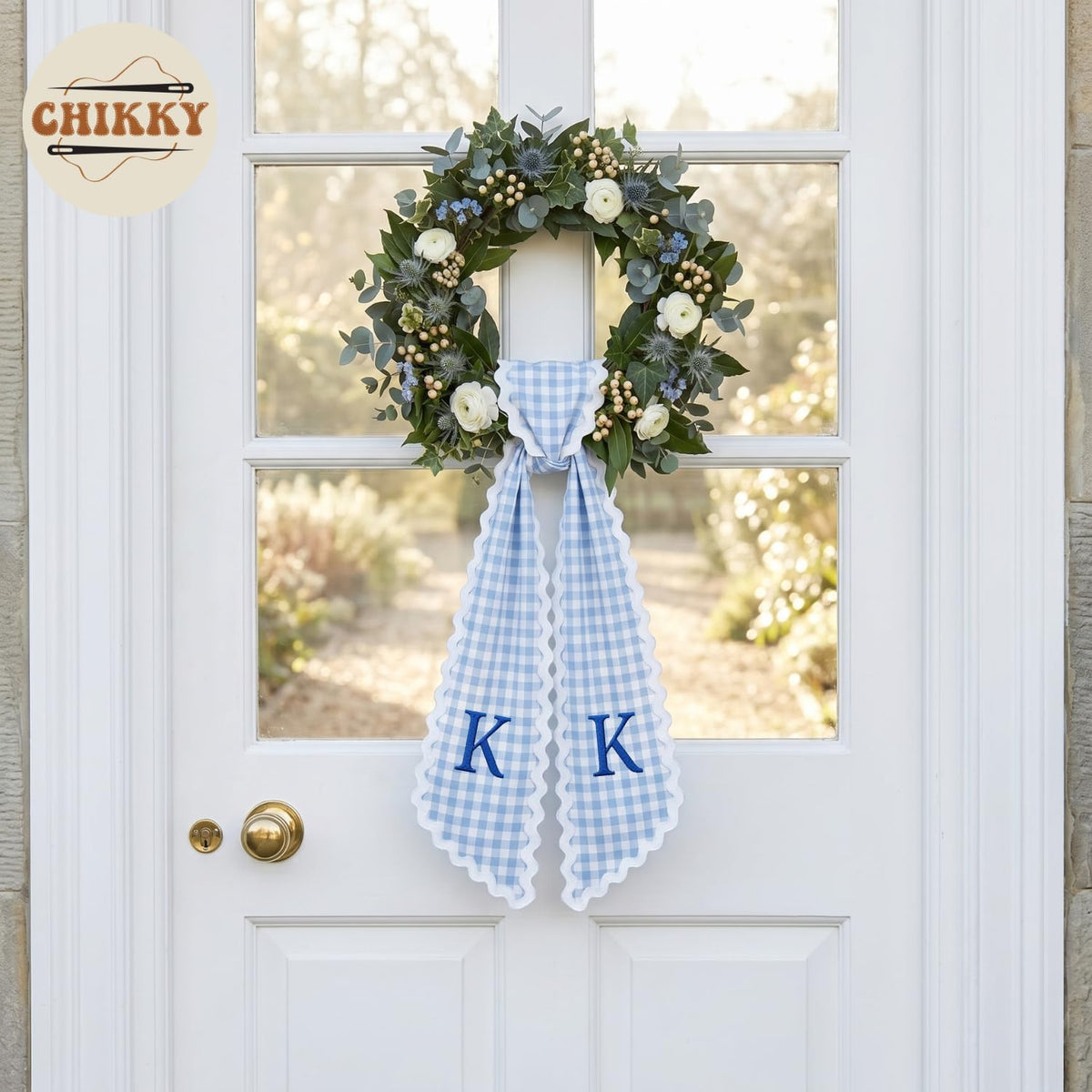 Christmas Personalized Wreath Sash — image 7