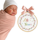 Personalized Embroidered Baby Name Hoop — 15