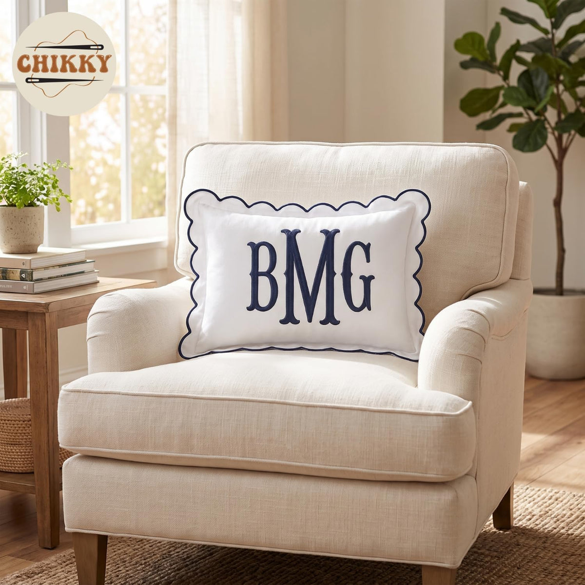 Personalized Embroidered Pillow Cover — image 5