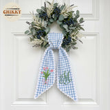 Monogram Personalized Wreath Sash — 11 - Pink Tulip — image 6