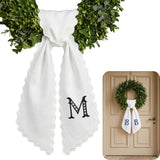 Christmas Personalized Wreath Sash