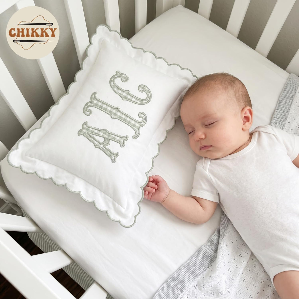 Personalized Embroidered Pillow Cover — image 3