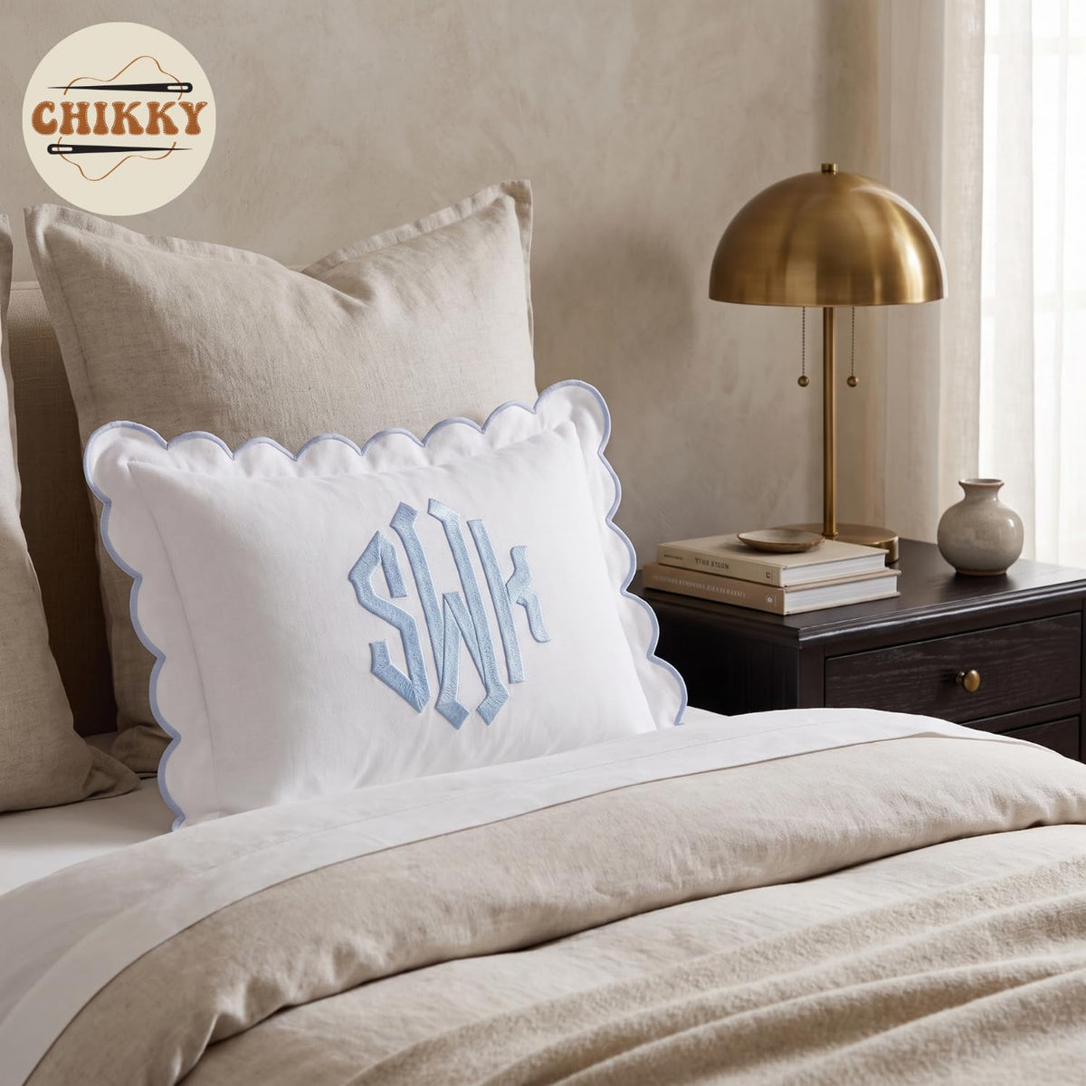 Personalized Embroidered Pillow Cover — image 4