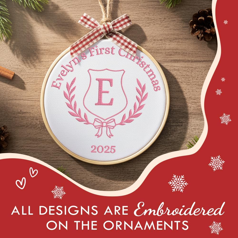 Personalized Baby's First Christmas Ornament — 8 — image 4