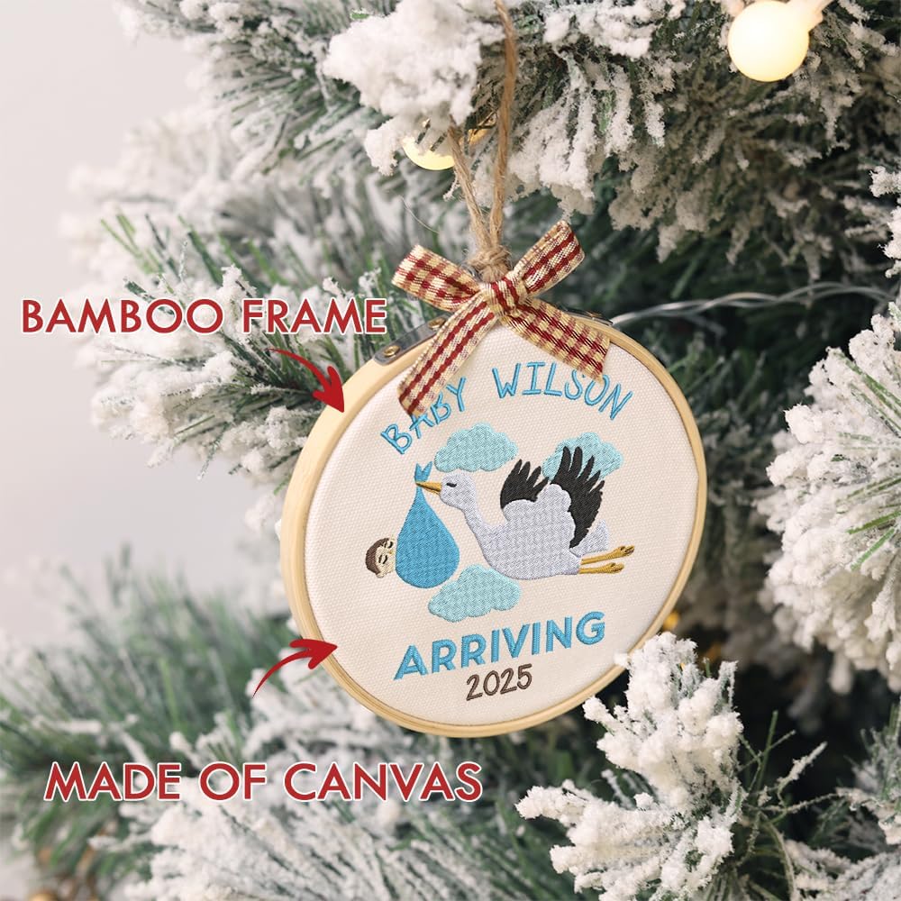 Personalized Baby's First Christmas Ornament — 1 — image 6
