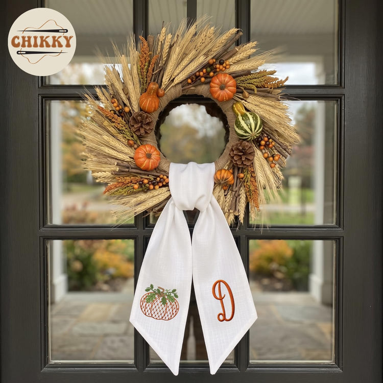 Autumn Personalized Wreath Sash — image 2