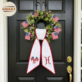 Patriotic Personalized Wreath Sash — 4 - USA Flag — image 2