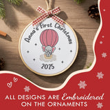 Personalized Baby's First Christmas Ornament — 9 — image 4