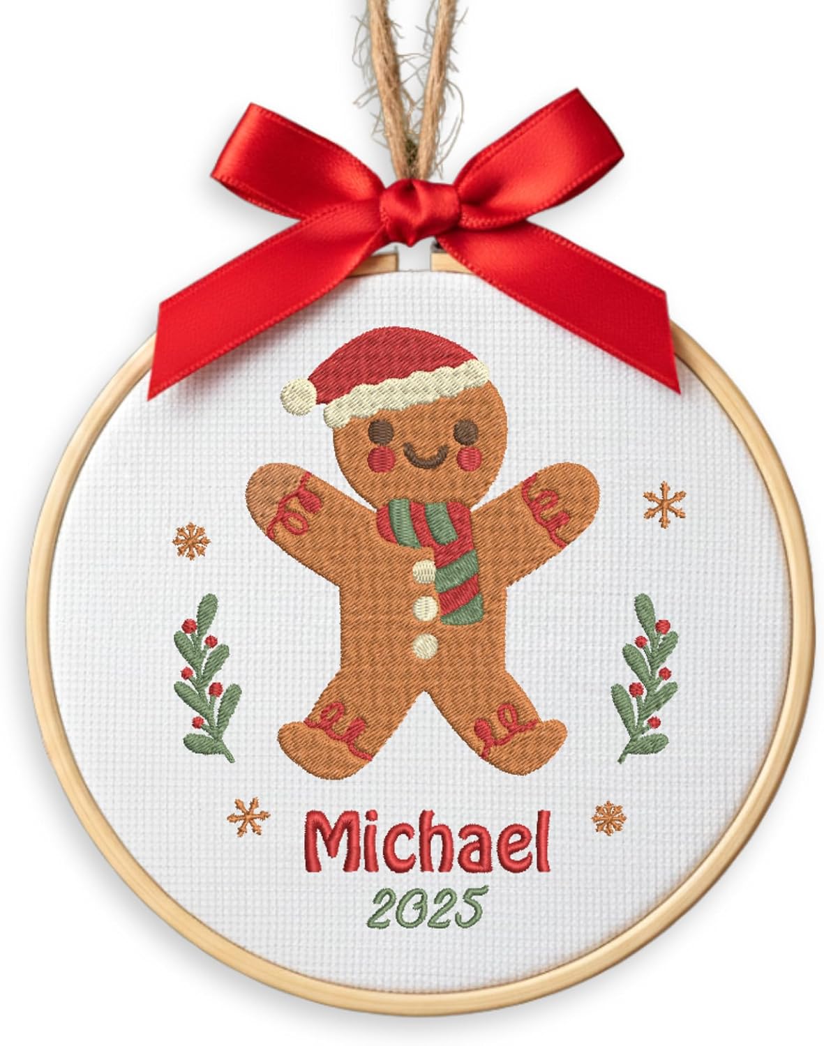 Personalized Baby's First Christmas Ornament — 8