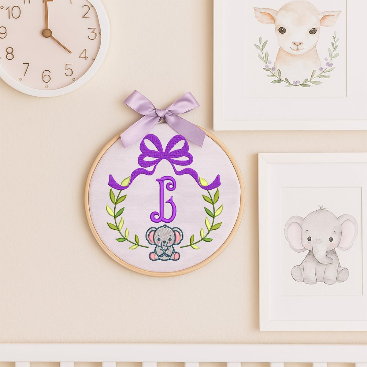 Personalized Embroidered Baby Name Hoop — 3 — image 6