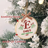 Personalized Baby's First Christmas Ornament — 7 — image 6