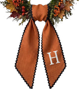 Halloween Personalized Wreath Sash