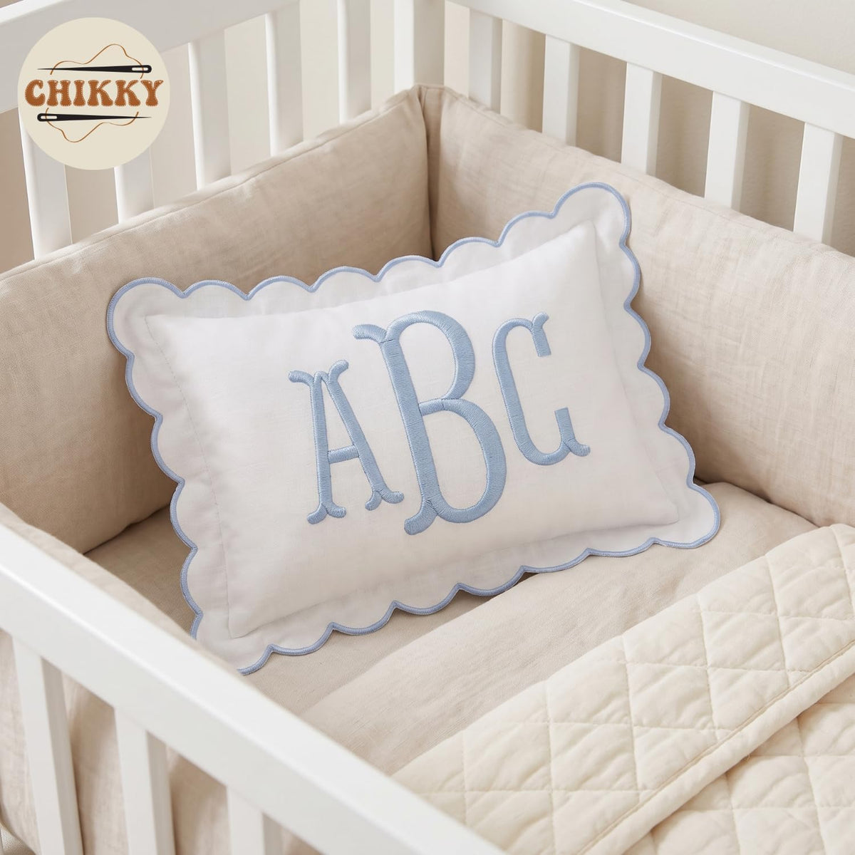 Personalized Embroidered Pillow Cover — 14 — image 2
