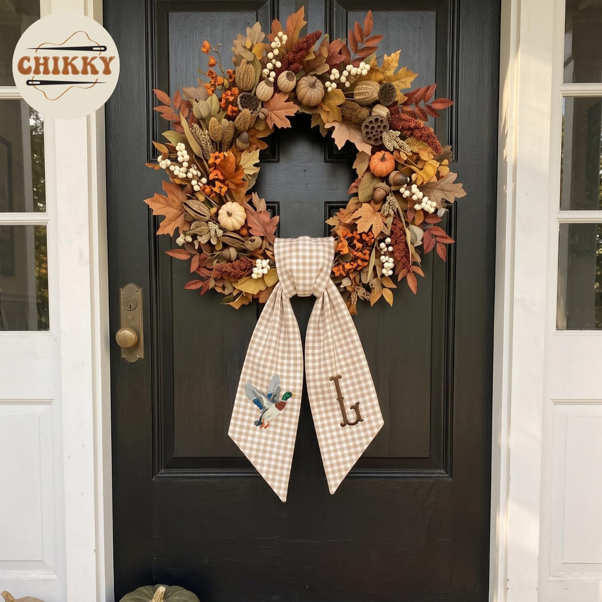 Christmas Personalized Wreath Sash — 27 — image 3