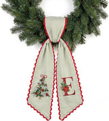 Christmas Personalized Wreath Sash