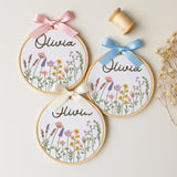Personalized Embroidered Baby Name Hoop — 15 — image 2