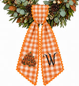 Halloween Personalized Wreath Sash