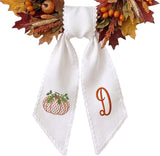 Autumn Personalized Wreath Sash