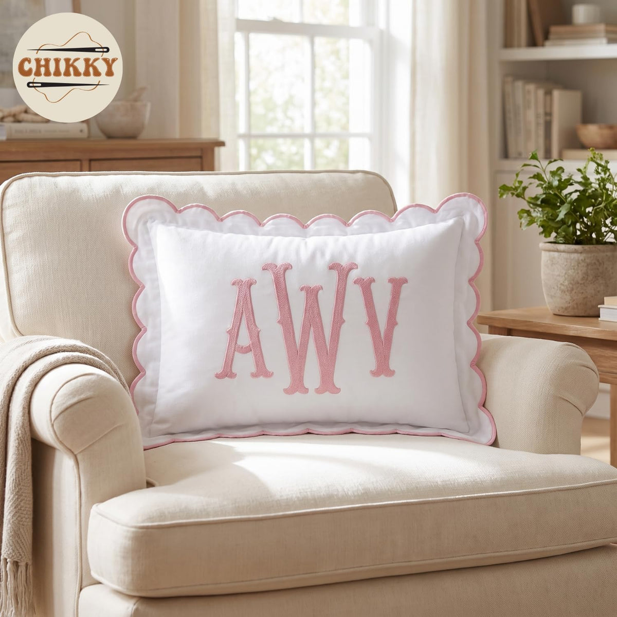 Personalized Embroidered Pillow Cover — image 5