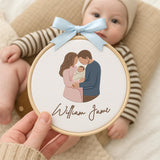 Personalized Embroidered Baby Name Hoop — 11 — image 5
