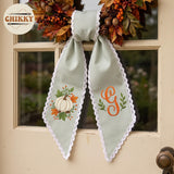 Halloween Personalized Wreath Sash — image 2