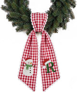 Christmas Personalized Wreath Sash